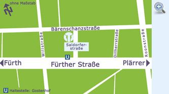 Stadtplan vergrößern.